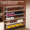 1Pc Shoe Organizer for Shoe Cabinets, Expandable Storage Compartment, Expandable Shoe Rack, Adjustable Closet Storage Organizer