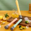 Juice Pressing Hammer Convex Hammer Head Design Clear Texture Pound Popsicle Sticks Lemon Pressing Rod Party Supplies