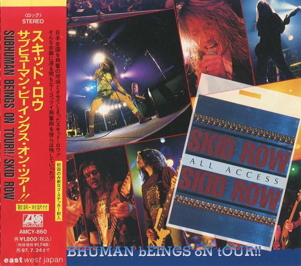 

CD SKID ROW - Subhuman Beings On Tour!! AMCY860 ATLANTIC 1995 Japan Metal Used