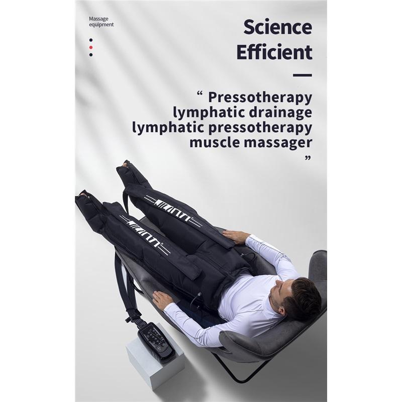 Pressotherapy Air Compression Foot Muscle Massager Leg Recovery Boots Lymphatic Drainage Machine  Relax Physiotherapy 8Cavity