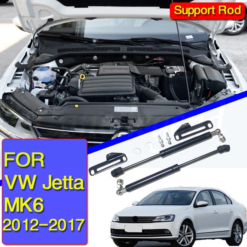 

Для VW Jetta MK6 2012-2017 передний капот опора крышки двигателя гидравлический шток пружина амортизатора кронштейн штанги