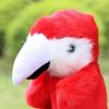 Red Parrot Children Hand Puppet Plush Stuffed Toy N