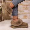 New Warm Fashion Boots Women Winter Flats Lightweight Shoes Short Plush Fur Ankle Snow Boots Casual Shoes Sport Suede Boots