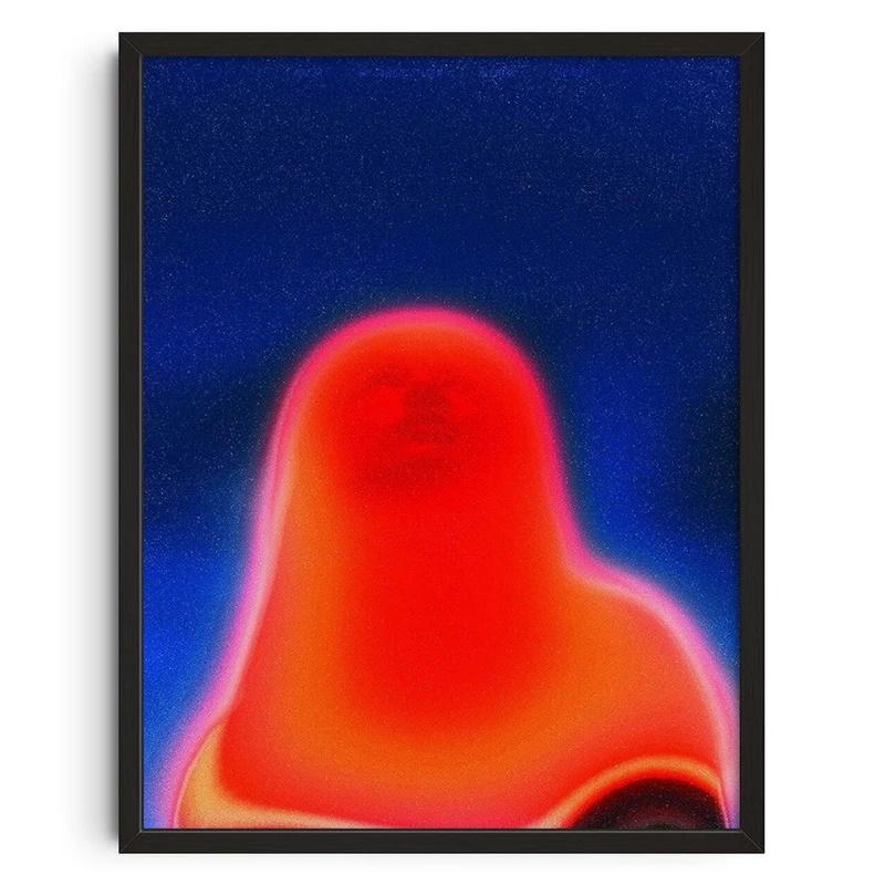 Vintage Abstrakt Füttere deinen Geist Klassische Poster Druck Selbstpflege Wandkunst Leinwandgemälde für Wohnzimmer Schlafzimmer Heimdekor