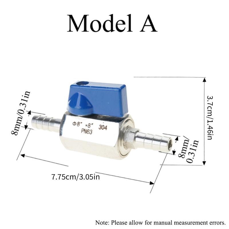Multipurpose Stainless Steel Round Valves Barb Fitting for Water Gas Oil Control In Automotive and Marine Daily Use