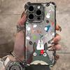 Cute Cartoon Totoros Phone Case for Samsung Galaxy S26 S25 S24 S23 S22 S21 S20 FE Ultra Plus 5G Anti-drop Transparent Cover
