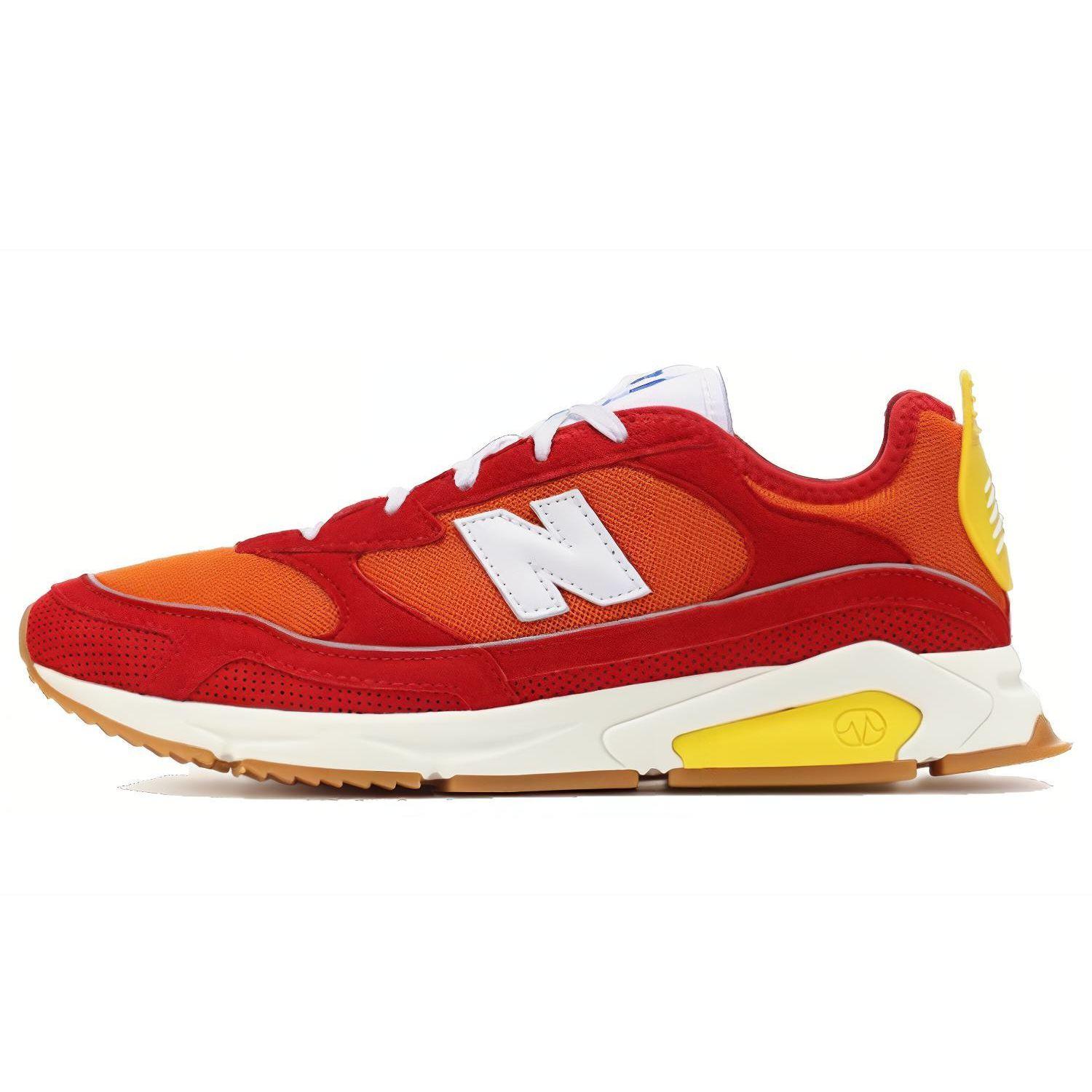 

New Balance NB X-Racer Универсальные Модные Низкие Повседневные Кроссовки Унисекс Красно-Желтые MSXRCSLF 43