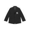 MLB Basic Logo New York Yankees Logo Pattern Polo Casual Suit Unisex Suits Black 3AJKB0121-50BKS