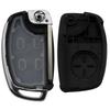 Jingyuqin  3/4 Buttons Flip Folding Remote Car Key Fob Shell Case Cover For Hyundai HB20 SANTA FE IX35 IX45 Accent I40