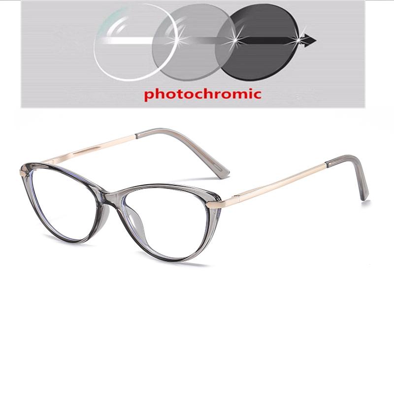 Small Frame Blue Light Blocking Cat Eye Prescription Eyeglasses For The Nearsighted Student Short-sight Eyewear 0 -0.5 -0.75 To -4