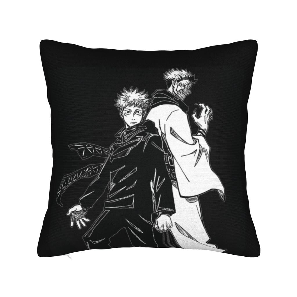 Jujutsus Kaisens Yuuji Itadori Square Pillow Covers Bed Car Anime Japan Manga Cushion Cover Cute Decorative Pillow Cover 40*40
