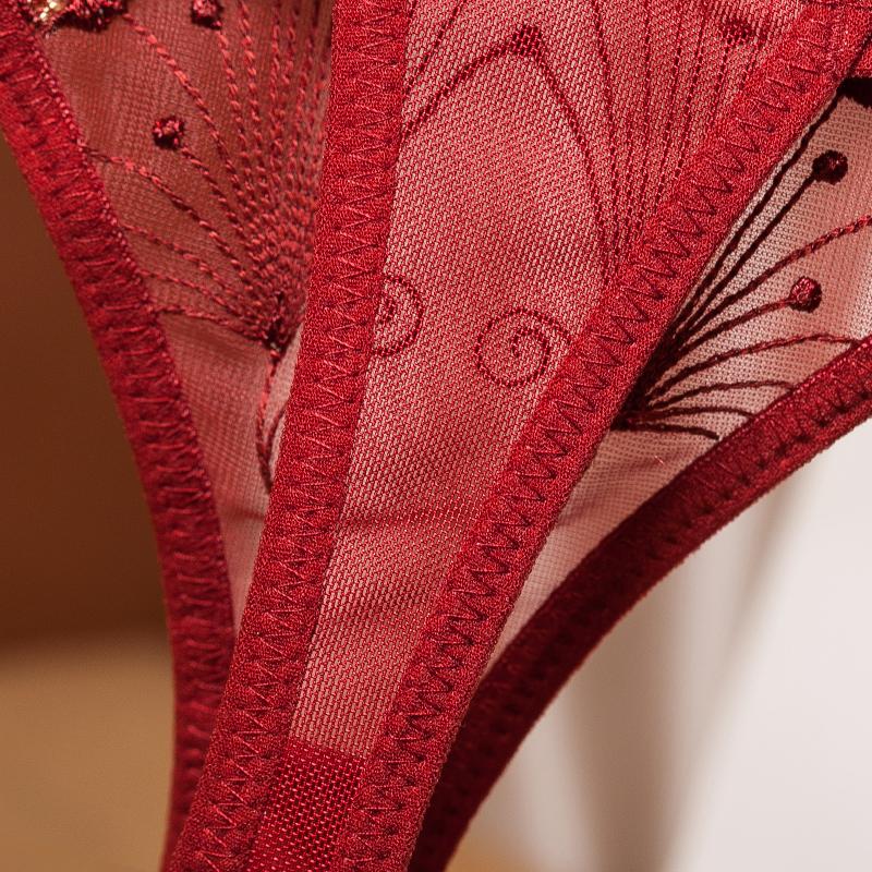 Lace T-Back Panties For Women Sexy Lingerie Seamless Low Waist G-String Female Christmas Underwear