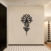 Metal Wall Art Lotus Panel for Meditation Yoga Zen Buddhist Home Decor
