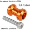 NICECNC Orange M10 XP1.5 SwingArm Spool Bolts Slider Compatible with KTM 690 SMC R/Enduro R 2019-2023,790 890 Duke/Adventure R 2018-2023,250/390 Duke