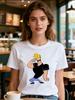 Classic Cartoon Johnny Bravo Hey Mama American Retro Printed Street Tshirt Can Be Worn By Both Unisex And Unisex