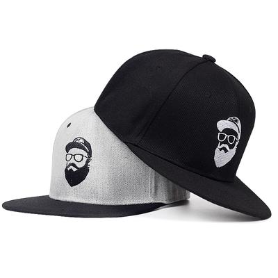 Cappello Hip Hop Grigio Cool Uomo Donna Cappelli Ricamo Vintage Personaggio Berretti da Baseball Cappello Snapback