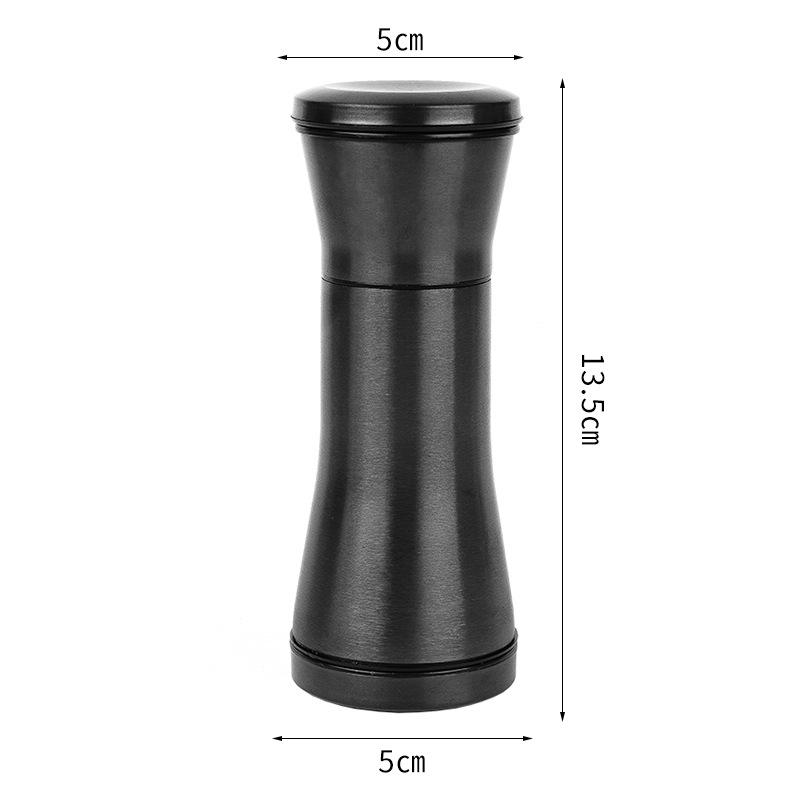 Titanium-Plated Stainless Steel Spice Grinder for Sea Salt and Black Pepper