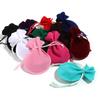 10pcs/lot Velvet Drawstring Gifts Bags Multicolor Gourd-Shaped Jewelry Storage Pouches For Wedding Party Present Jewelry Packing