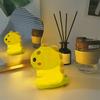 Vinyl Panda Night Light Bunny Lamp Cartoon Children's Bedroom Decorative Desk Lamp Present Adorable Animal Night Light Desk Accessories