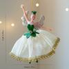 WTEMPO Christmas Ballet Dancing Girl Doll Hanging Pendents Gauze Enchanted Dance Love Girl Decorated Ornaments Cute Christmas Tree Decorations