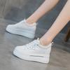 Women's Shoes 2026 New Four Seasons Thick Soled High Heels Interior Height Increase Women's Shoes Single Shoes Sports Shoes