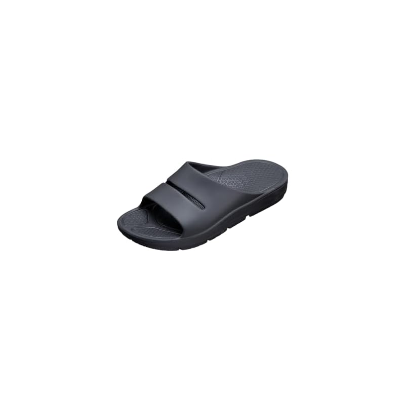 [Pansy] F902 Sandals, Recovery Sandals, Unisex, Washable, Size M, Black