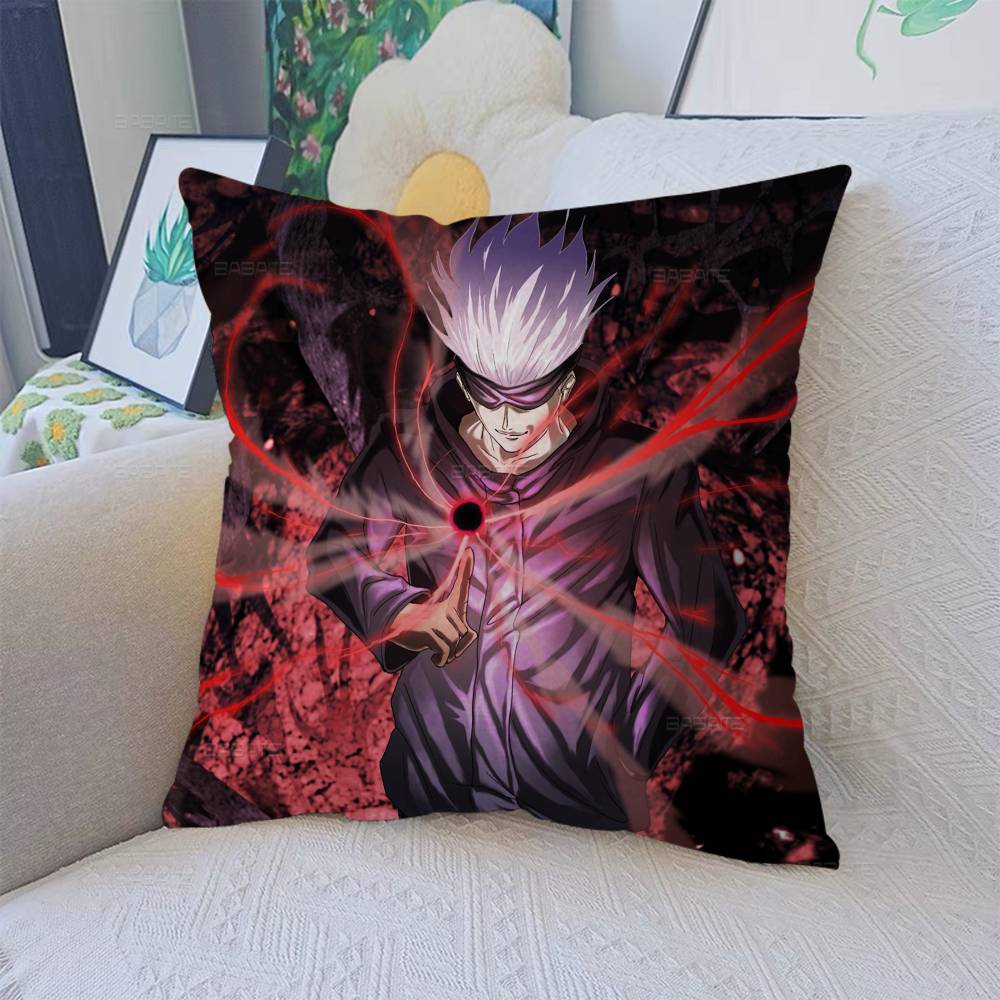 Anime Jjujutsu Kkaisen Gojo Satoru Pillowcase Toon Gift Cushion Cover Bedroom Home Sofa Chair Seat Decor Pillow Case