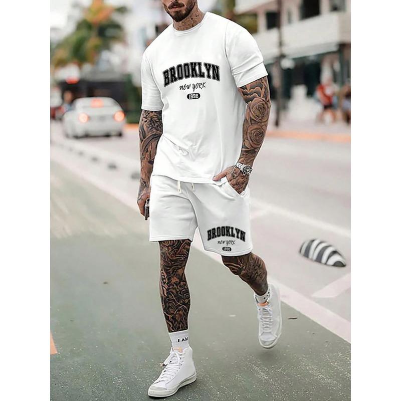 Herren 3D-gedruckte Trainingsanzug-Sets Sommer Mode Kleidung T-Shirt Shorts Anzüge Sportbekleidung Mann Lässig Streetwear Übergroße Outfits