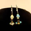Natural Ethiopian Opal Beads Earrings 925 Silver Sterling Earrings Gift For Her