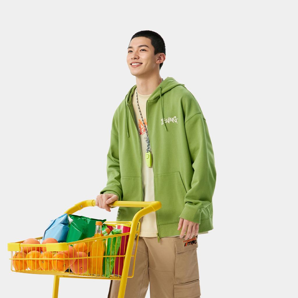 Li Ning Sports Life Collection Sweatshirt Unisex Grasshopper Green AWDV391-1