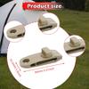 10 Heavy Duty Tarp Clamps, Tent Fixed Awning Thumb Screws for Tarps, Boat Covers And