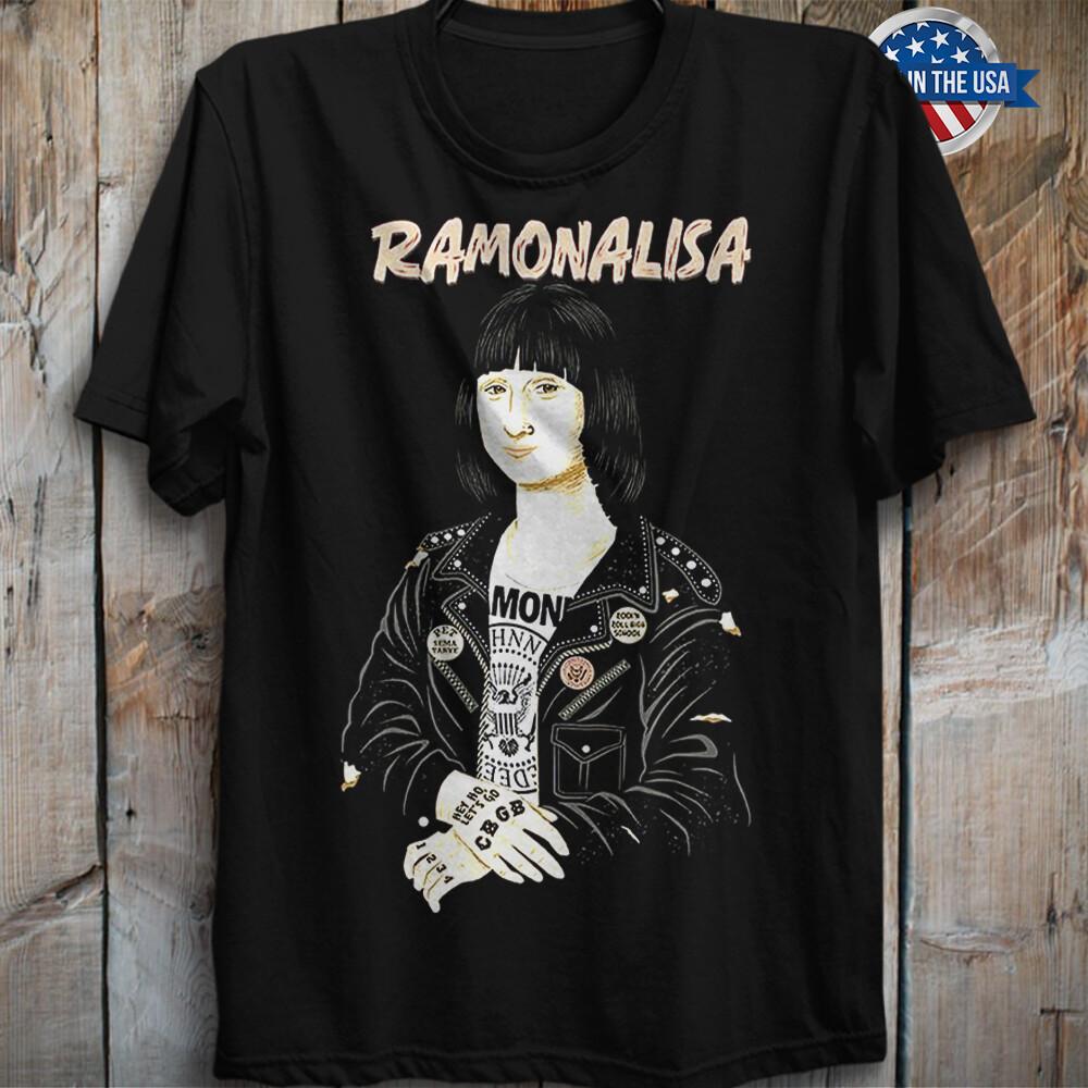 The Ramones Punk Rocková Kapela Mona Lisa Retro Tričko Joey Ramone Johnny Ramone Unisex Tričko