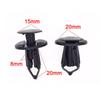 50PCS 8mm Car Plastic Rivet Fastener Clip Auto Trunk Bumper Fender Clips Fit for Toyota Prado Fit for Corolla Fit for BMW