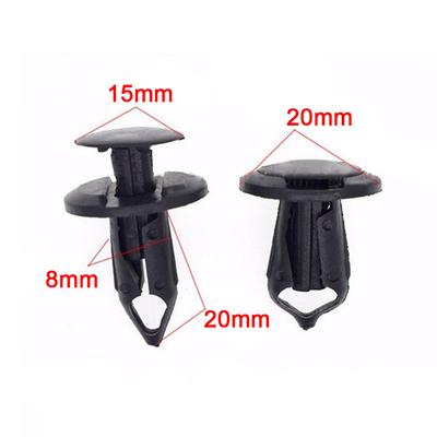 50PCS 8mm Car Plastic Rivet Fastener Clip Auto Trunk Bumper Fender Clips Fit for Toyota Prado Fit for Corolla Fit for BMW