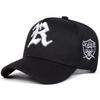 Unisex R Letter Embroidery Baseball Caps Spring Autumn Outdoor Adjustable Casual Hats Sunscreen Hat Sports Cap