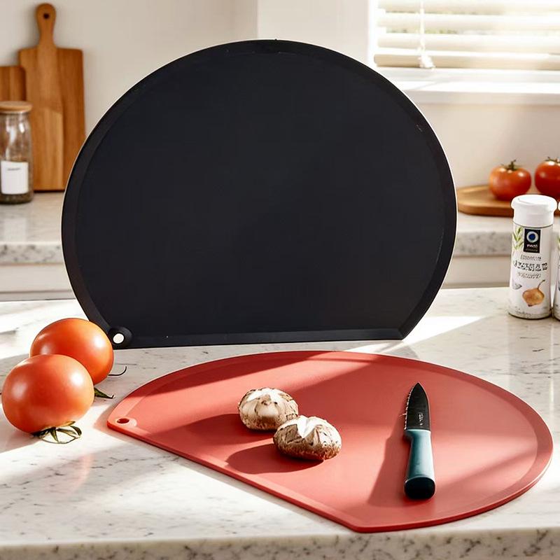 Cross-Border Antibacterial Anti-Mildew Semi-Circular TPU Baby & Kitchen Chopping Board