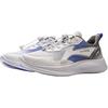 Li Ning Kids Sports Lifestyle Series Ling Yue Fashion Comfortable Shock Absorbing Durable Low Top Casual Shoes Kids Casual Shoes Blue White YKCV224-5