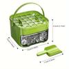 New Ice Cube Mold Quick Freezing Food Grade Ice Tray for Home Use Durable and Reusable Silicone Ice Maker