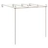 Garden Pergola Antique Brown 4 x 3 x 2.5 m Iron