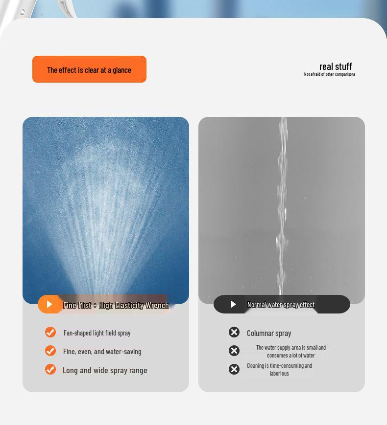 New Single-Sided Glass Cleaning Tool with Water Spray for Windows