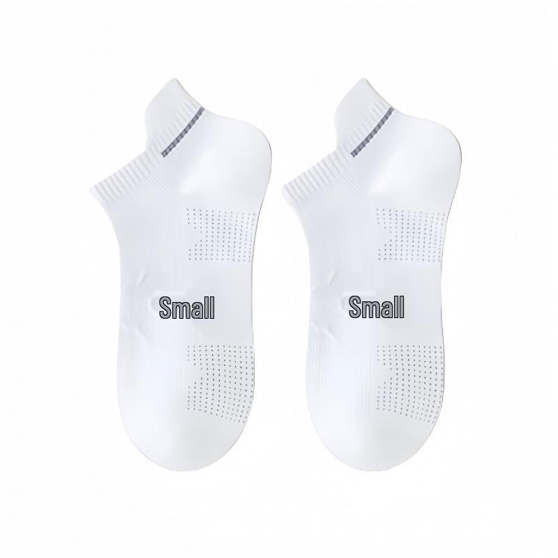 Men's Anti-Odor Cotton Marathon Running Socks - Breathable, Sweat-Absorbent, Perfect for Spring & Autumn.