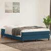 Łóżko Typu Box Spring Bez Materaca Ciemnoniebieskie 140X220 Cm
