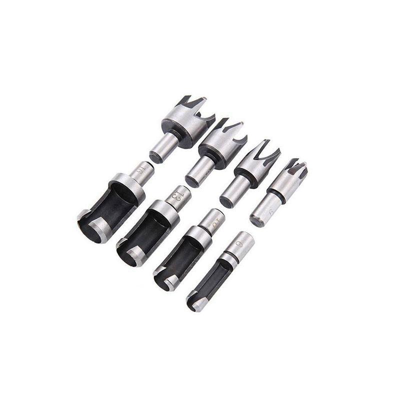 

8 шт. сверл по дереву из высокоуглеродистой стали, набор сверл по дереву, портативные конусные и когтистые сверла, аксессуары для деревообработки