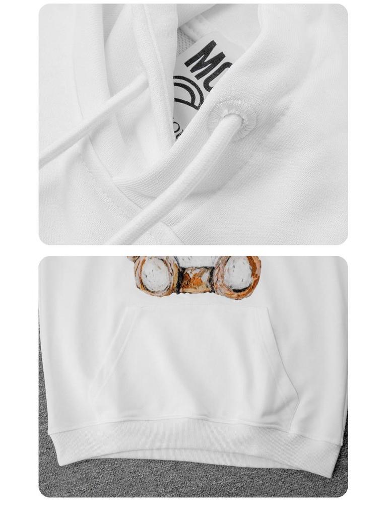 Correct Version Mos+ Fashion Tie-Dye Hoodie: New Loose Casual Cotton Sweatshirt for Autumn and Winter.