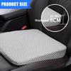 Ergonomic 8cm Car Seat Height Boosters Automotive Cushion Delivers Improved Visibility & Reduced Fatigue Driving for Auto