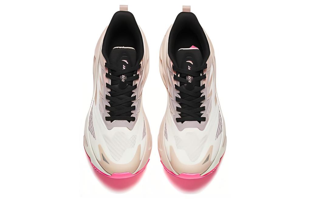 Women's Sneakers Anta Comfortable Slip Resistant Abrasion Resistant Low top Running Shoes Women's White Gray