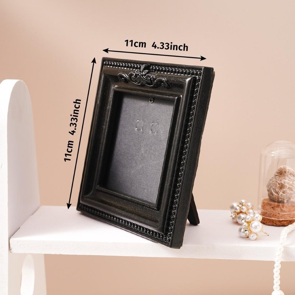 Mini Embossed Photo Frames Photographic Props Wall Space DIY Memory Display Frames Resin Baroque Ornate Decorative Frames