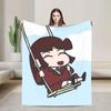 Crayons Shin Chans Anime Blankets Flannel Spring/Autumn Portable Warm Throw Blankets for Bedding Travel Plush Thin Quilt