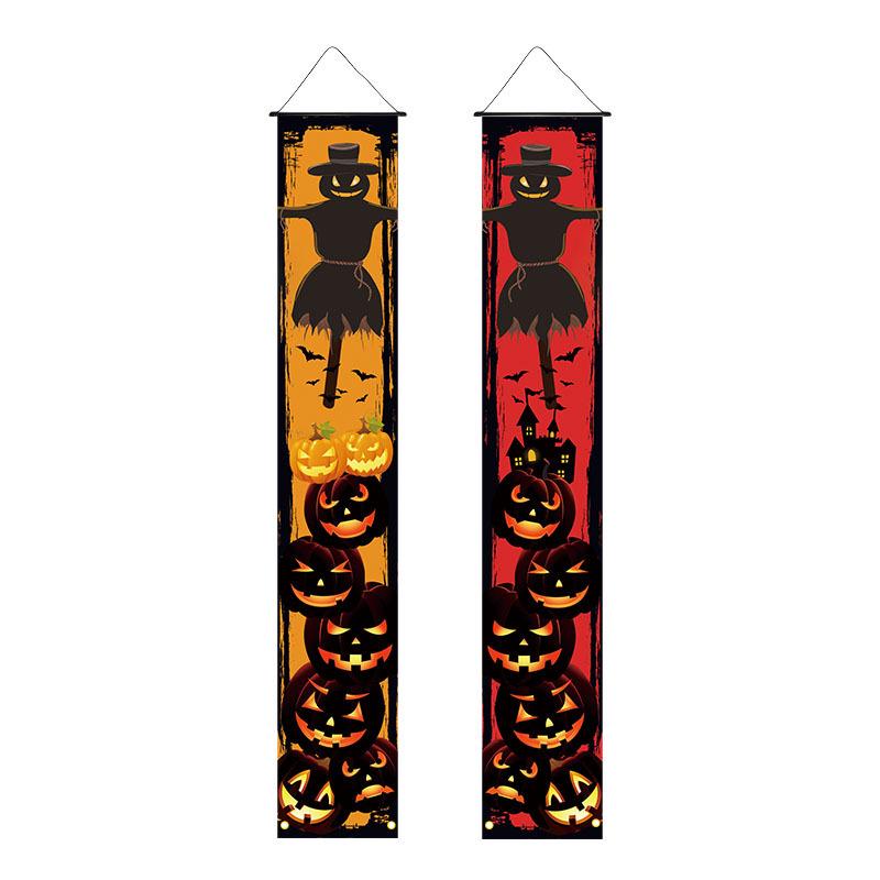 2026 Halloween Porch Banner: 30x180cm Festival Decoration