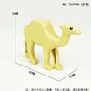 MOC Animal Scene Building Blocks Zoo Elephants Giraffes Chimpanzee Camels Goats Camel Parrots Pigeon Accessories Bricks Toys N09